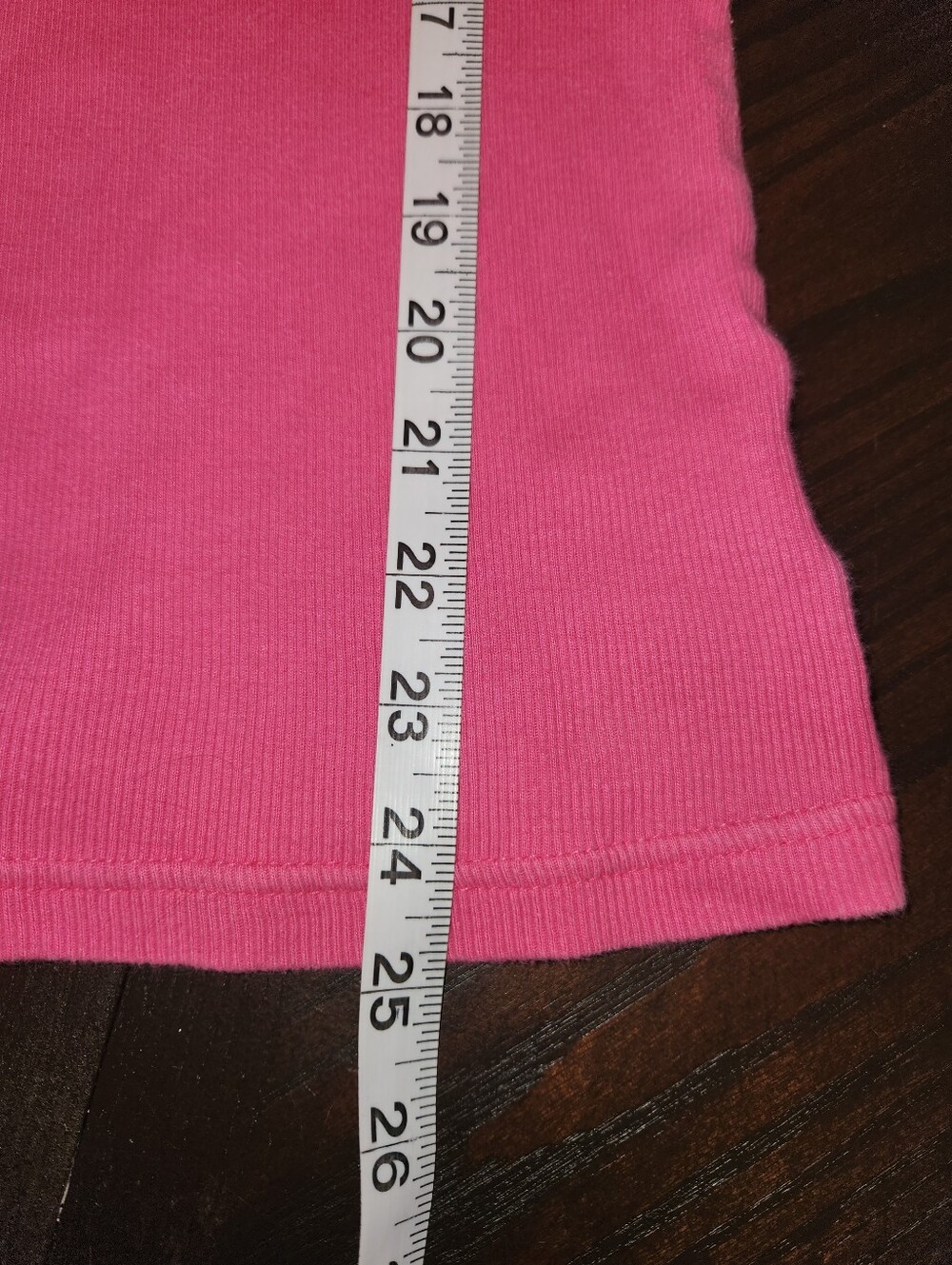Faded Glory Hot Pink Ribbed Scoop Neck Tank - Picture 6 of 6